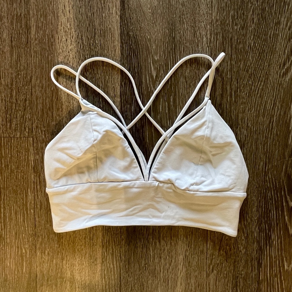 White Lululemon Sports Bra